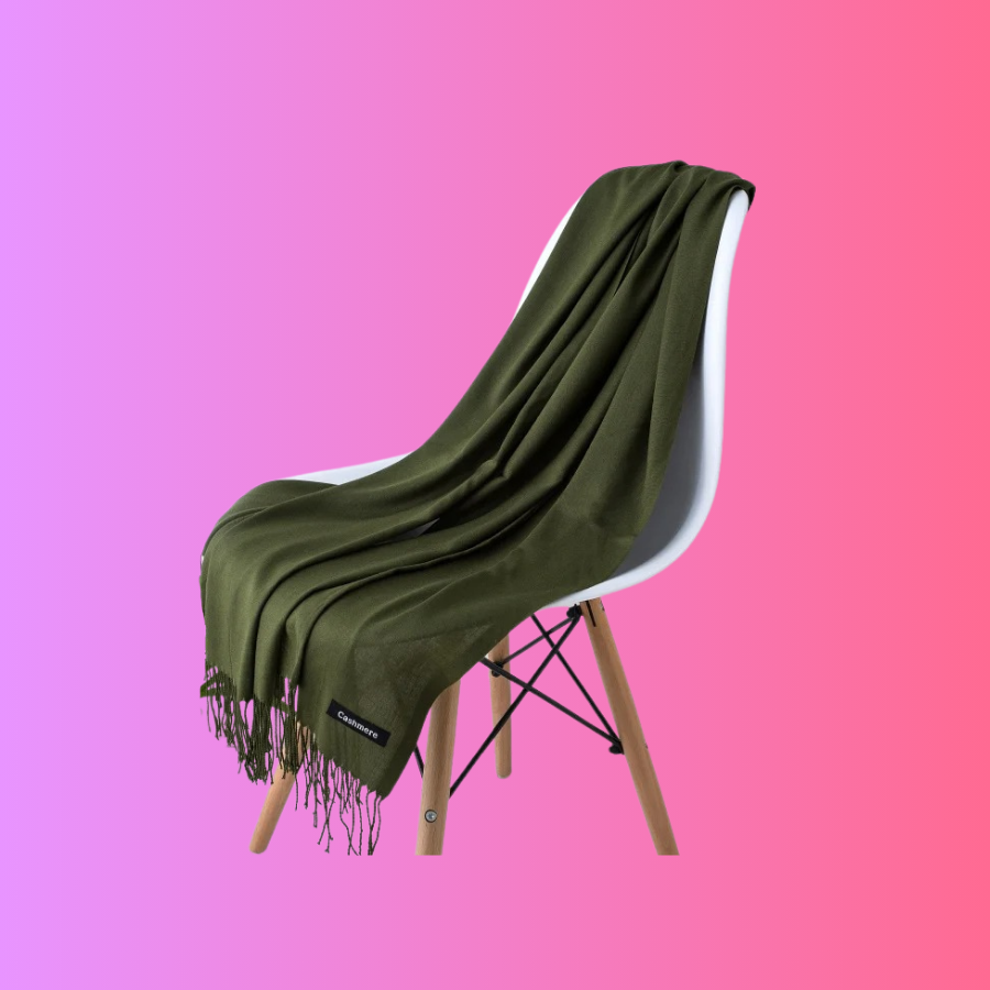 Designer Brand Solid Women Scarf – Autumn Winter Warm Shawl