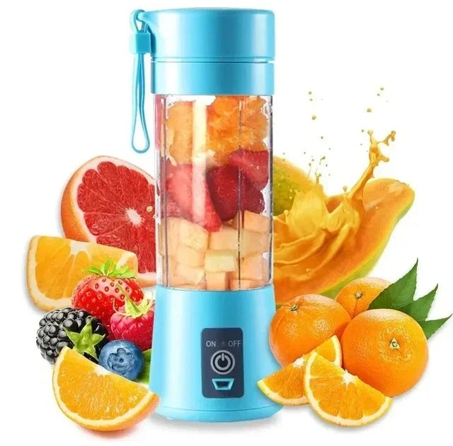 Portable USB Rechargeable Mini Juicer – Electric Smoothie & Fruit Juice Blender